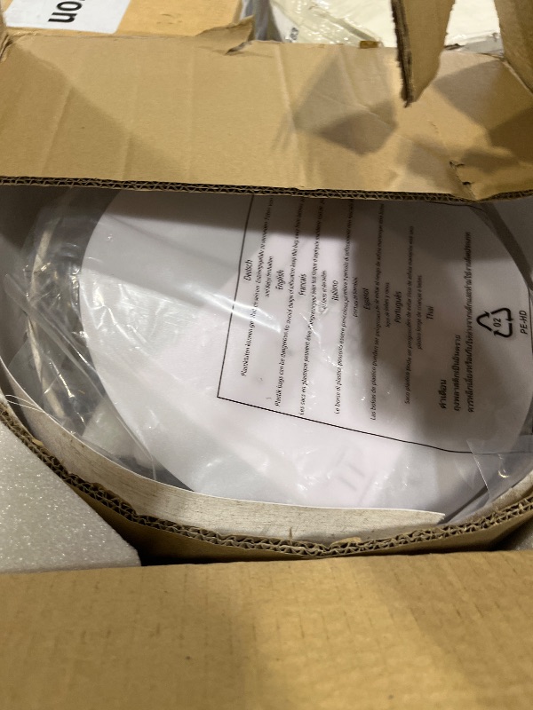 Photo 1 of puncoll 3-Light 16 Inch Drum Semi Flush Mount Ceiling Light for Bedroom