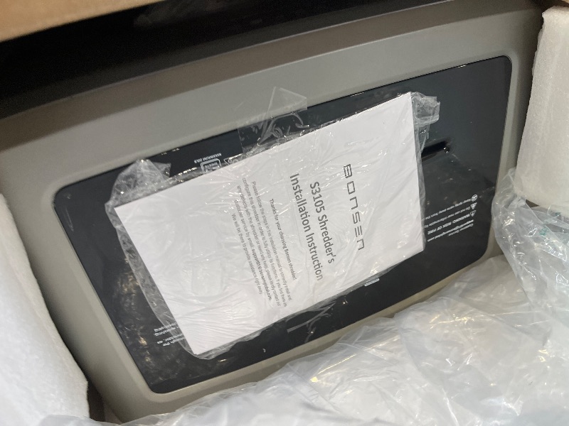Photo 1 of BONSEN 24-Sheet Cross-Cut P-4 High Security Heavy Duty Paper Shredder