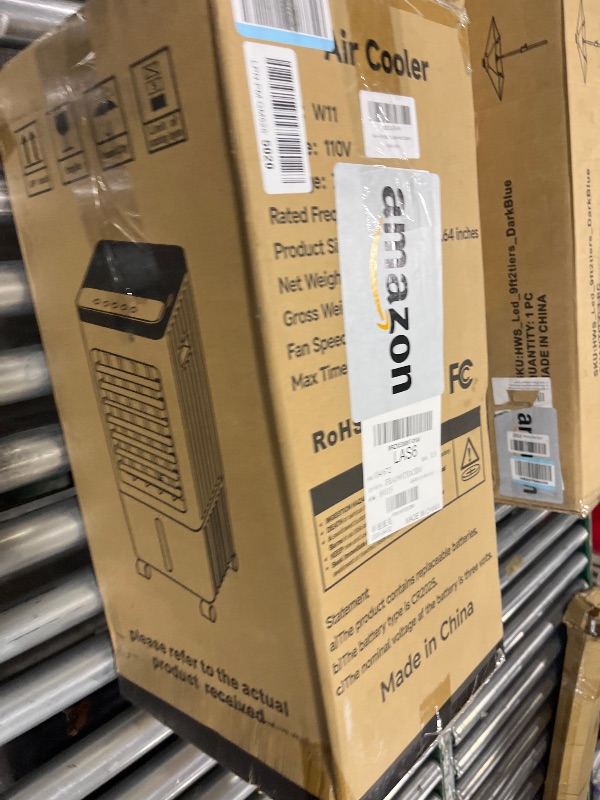 Photo 1 of Portable Air Conditioners for Room, Swamp Cooler Portable AC Unit with Large Water Tank, Windowless Evaporative Air Cooler with 3 Speeds, Fast Cooling Room Air Conditioners for Home & Garage