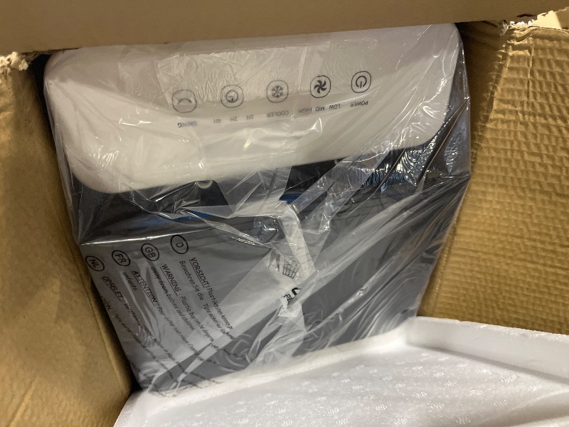 Photo 1 of Portable Air Conditioners for Room, Swamp Cooler Portable AC Unit with Large Water Tank, Windowless Evaporative Air Cooler with 3 Speeds, Fast Cooling Room Air Conditioners for Home & Garage