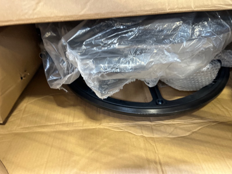 Photo 1 of Medline Excel Extra-Wide Wheelchair with 20" Seat, Removable Desk-Length Arms, Swing-Away Footrests, and Chrome Frame - Bariatric, Premium Mobility Aid for Enhanced Comfort and Durability