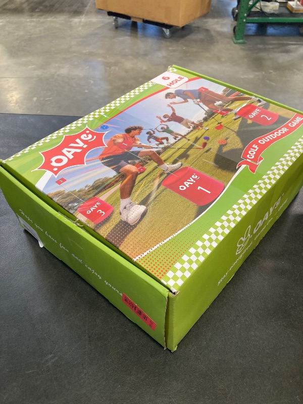 View 2 of OAYE Backyard Golf Game Set with 6 Buckets and 4 Adjustable Clubs