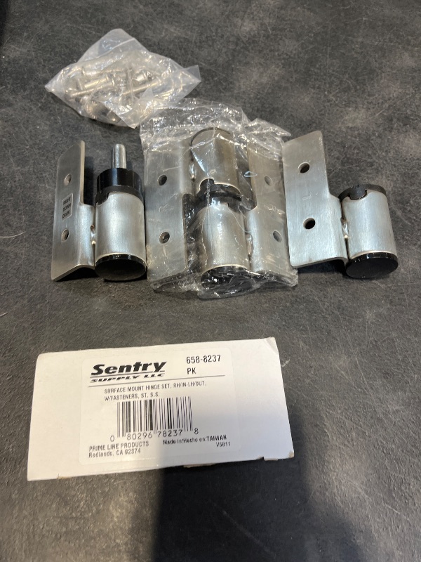 View 5 of Sentry Supply Restroom Partition Wall Bracket, Stainless Steel