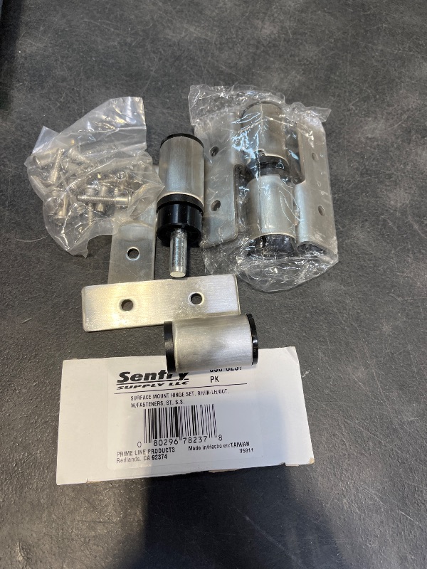 View 3 of Sentry Supply Restroom Partition Wall Bracket, Stainless Steel