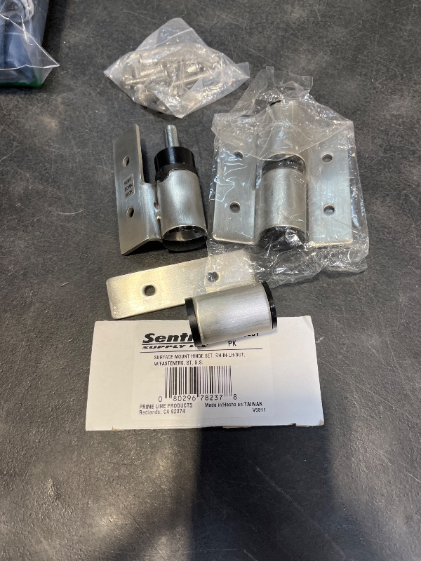 View 4 of Sentry Supply Restroom Partition Wall Bracket, Stainless Steel