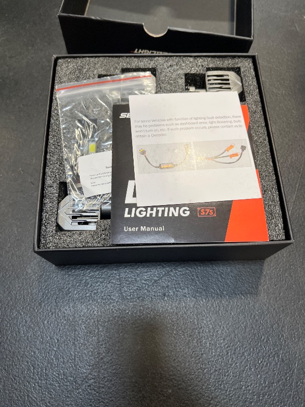 View 3 of SEALIGHT S7S ???/??/?9 9005/HB3 Light 240000LM Brightest Fog Bulbs, ADC12 aluminium case with self-cooling and high-power fan, 6500K White IP68, 3 Mins Setup,10-Yrs Lifespan, Plug-N-Play, 4 Pack