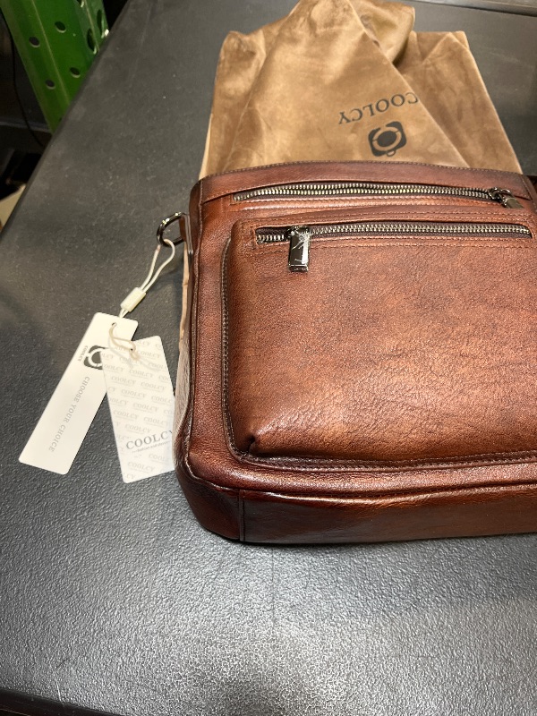 View 3 of COOLCY Genuine Leather Crossbody Bag