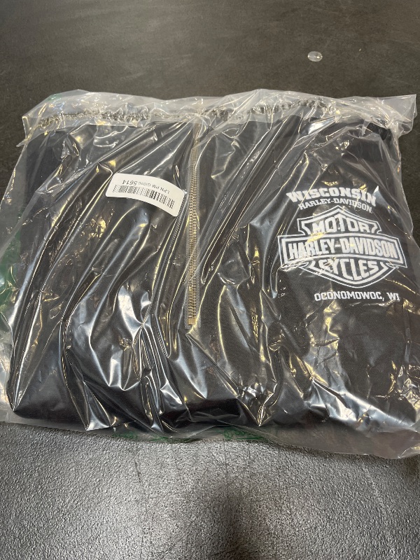 View 2 of Harley-Davidson Men's Lightning Crest 1/4 Zip Sweatshirt
