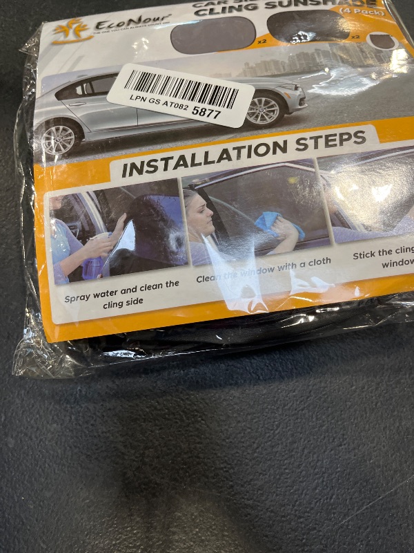View 2 of EcoNour Car Window Shades 4-Pack