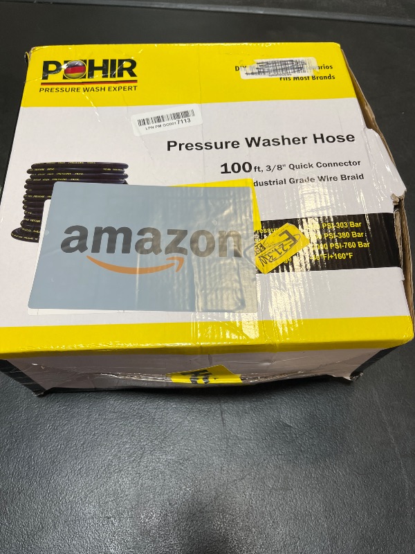 View 2 of POHIR Pressure Washer Hose 100ft