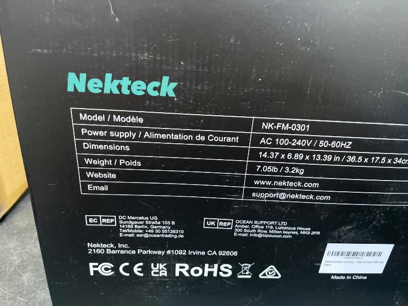 View 3 of Nekteck Shiatsu Foot Massager with Heat
