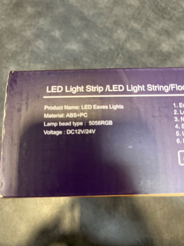 View 5 of AHAWILL 100ft Outdoor RGB String Lights