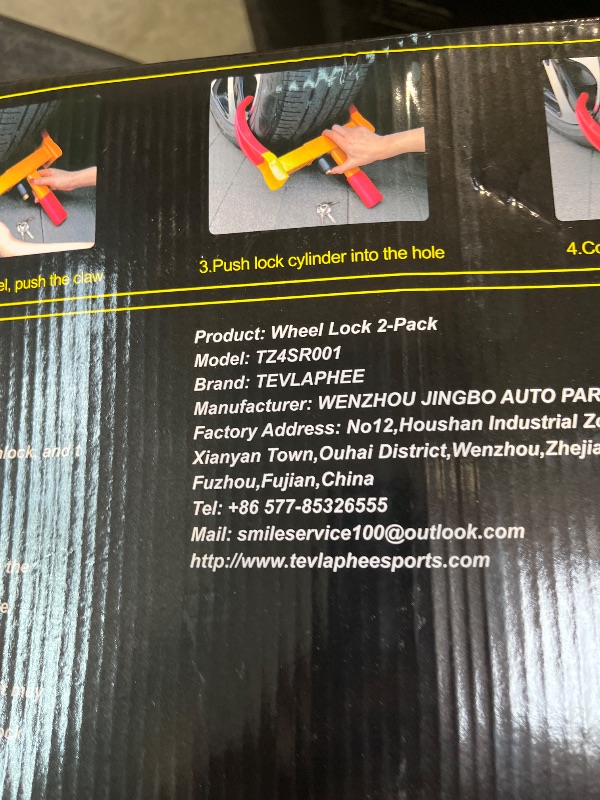 View 4 of Tevlaphee Wheel Lock Set