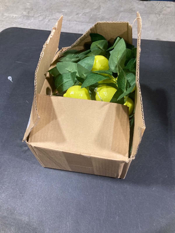 View 2 of Baquler 2 Pcs 3D LED Lemon Light String Battery Powered,Large Leaf Lemon
