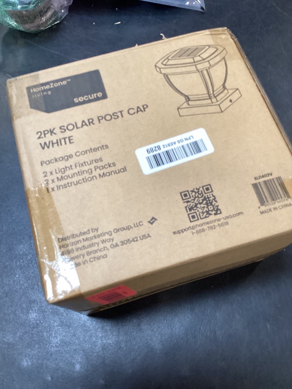 Photo 1 of Home Zone Living 2-Pack Solar Post Cap Lights