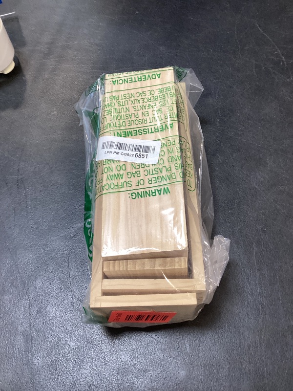 View 2 of YFEEN Wooden Display Risers, 6 Packs, Natural