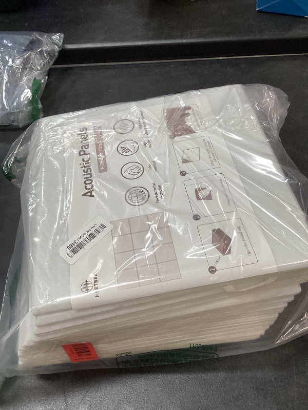 Photo 1 of HERTBER 18-Pack White Sound Absorbing Panels