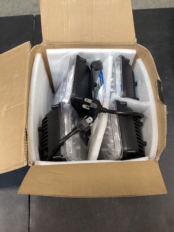 Photo 1 of Partsam 4x6 inch LED Headlights (4-Piece Set)