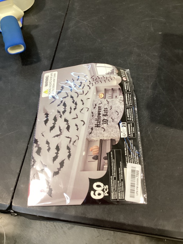 View 2 of Coogam 60PCS Halloween Bats Decoration Set
