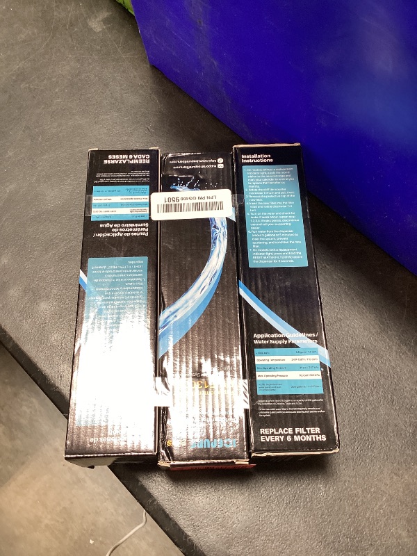 View 2 of ICEPURE DW2042FR Refrigerator Water Filter, 3 Pack