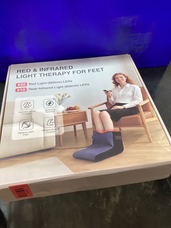 View 2 of LIGHTIUM Red Light Therapy Foot Device