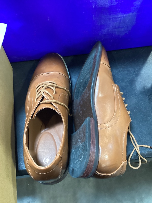 View 3 of MERIDOS Men's Wingtip Oxford Dress Shoes 10.5
