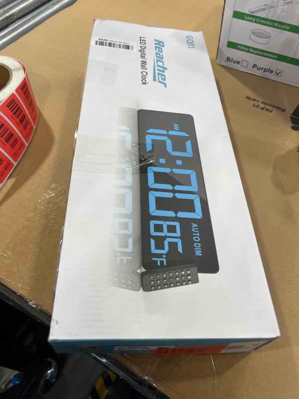 View 2 of REACHER Large Digital Wall Timer Clock with Remote