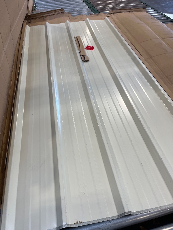 View 2 of Corrugated Metal Roof Panels, Galvanized Steel Waterproof
Extra-Wide Coverage 72"x33",