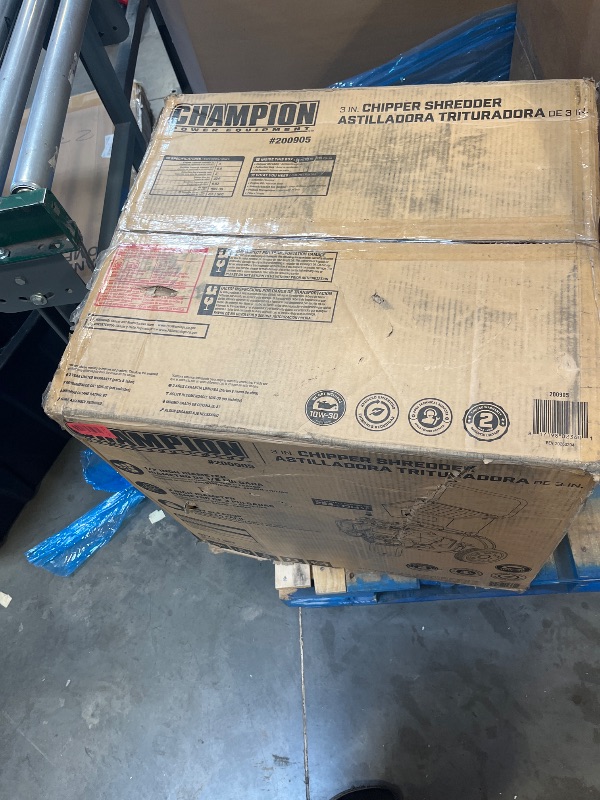 View 3 of Champion Power Equipment 3-Inch Portable Chipper-Shredder with Collection Bag
