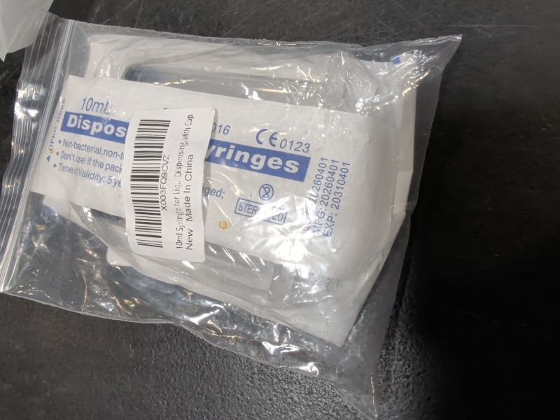 View 2 of HiMo 10ml Syringes with Caps - 3 Pack