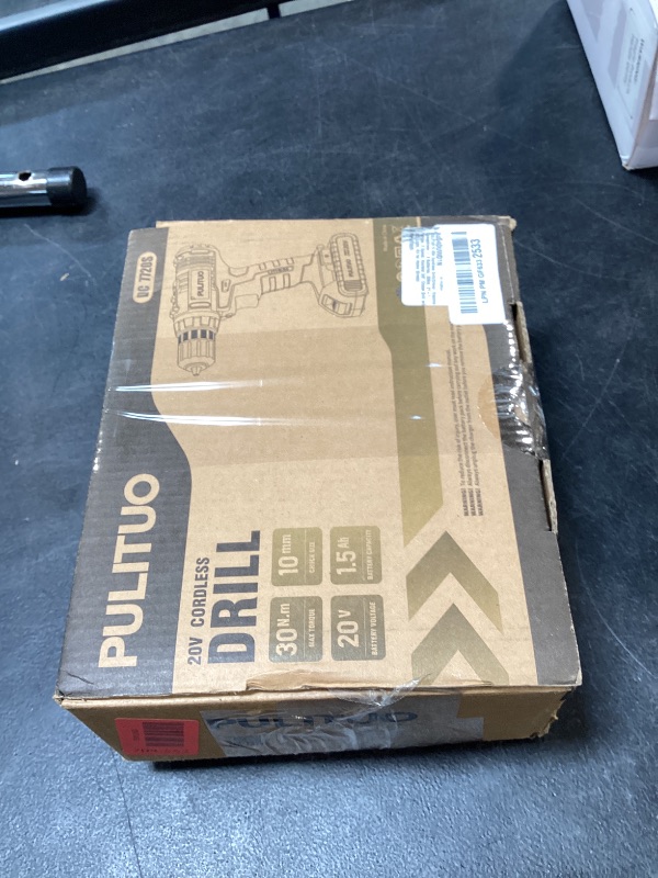 Photo 1 of PULITUO 20V Cordless Drill/Driver Kit