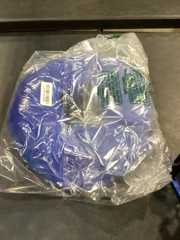 View 2 of BENCMATE Inflatable Dog Cone Collar Alternative After Surgery Large, Blue