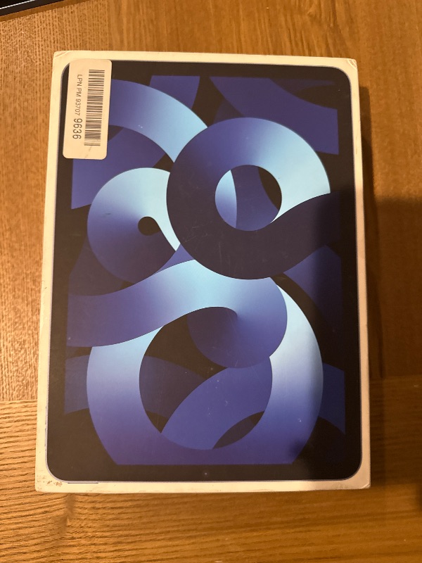 View 2 of Apple iPad Air 5th Gen Tablet 256GB Blue