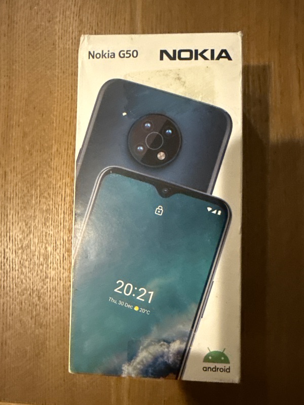 View 2 of Nokia G50 5G | Android 11 | Unlocked Smartphone | US Version | 4/128GB | 6.82-Inch Screen | 48MP Triple Camera | Ocean Blue