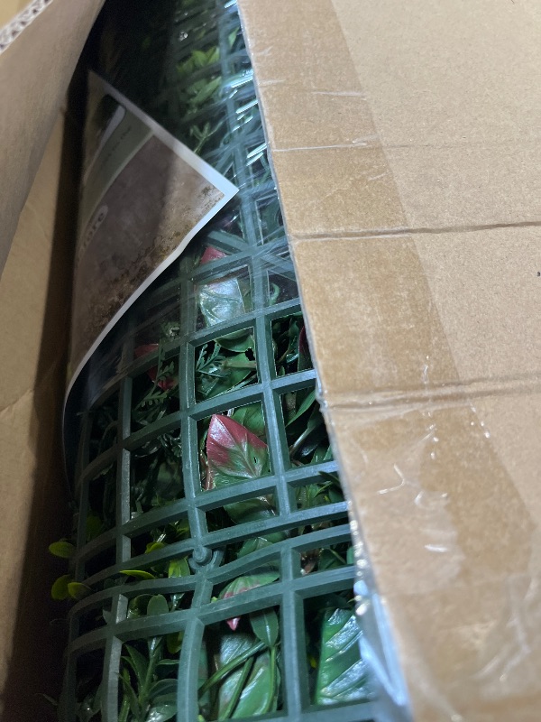 Photo 1 of ODTORY Artificial Ivy Hedge Roll, 70"×120"(58.5 sqft) Greenery Backdrop