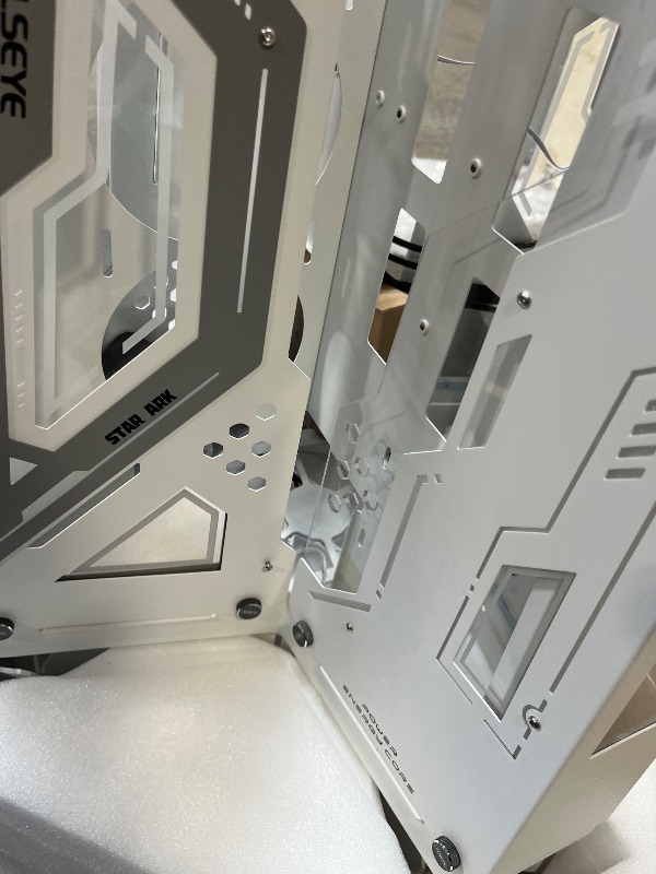 Photo 1 of ALSEYE StarArk Full Tower Gaming PC Case with LCD Screen