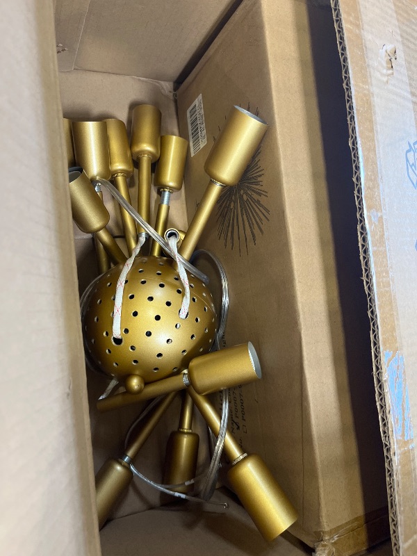 Photo 1 of Aol furin 18-Light Gold Sputnik Chandelier