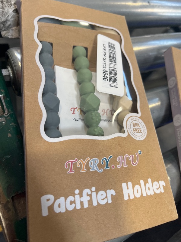 Photo 1 of TYRY.HU Baby Pacifier Clip - Grey, Green, Khaki