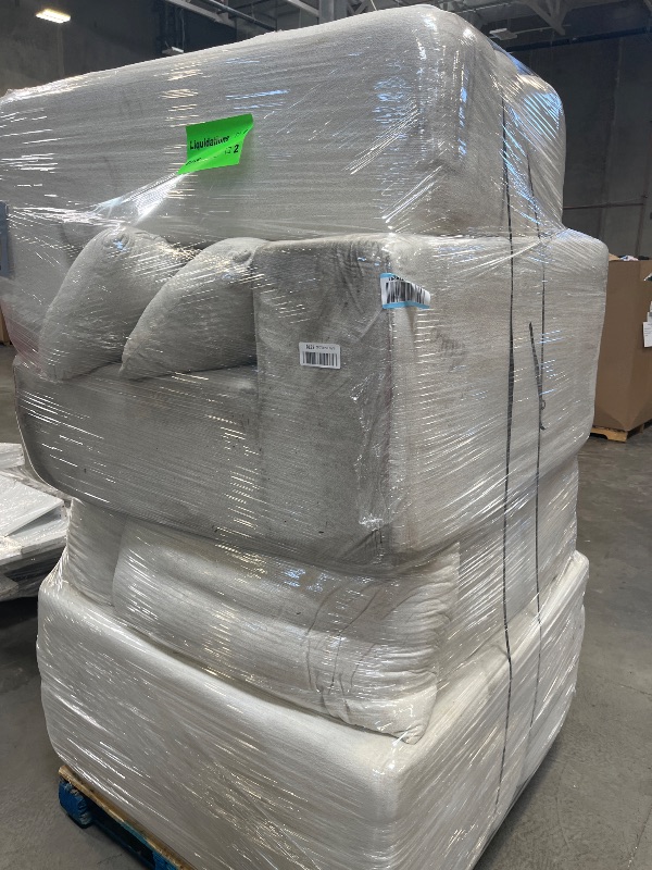 Photo 1 of 162" L Shaped Sponge Cloud Sofa, Sectional Couch