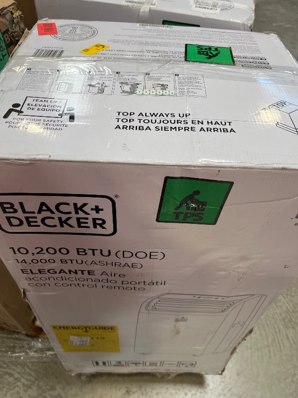 Photo 1 of BLACK+DECKER Smart Portable Air Conditioner, 14,000 BTU, BPACT14WT, White