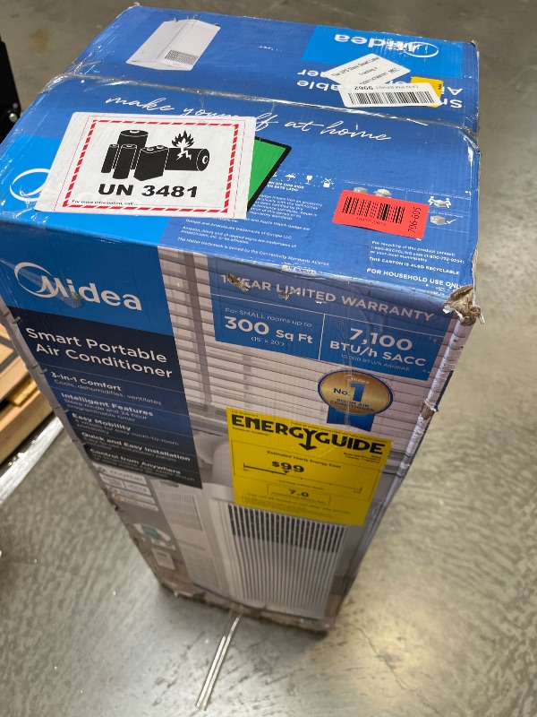 Photo 1 of Midea 10,000 BTU Portable Air Conditioner, White