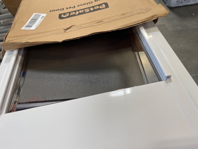 Photo 1 of PetSafe Sliding Glass Pet Door, Large, White