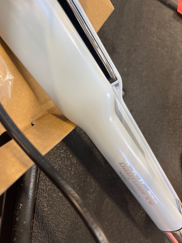 Photo 1 of BaBylissPRO Ultra Sleek Flat Iron 1.5", Nano Titanium, Iced Blue