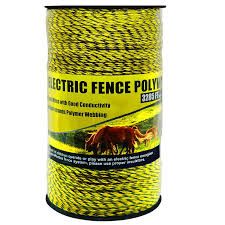 Photo 1 of Upgraded Electric Fence Poly Wire 3285 Feet 1000 Meters, 1/8" Diameter Portable
