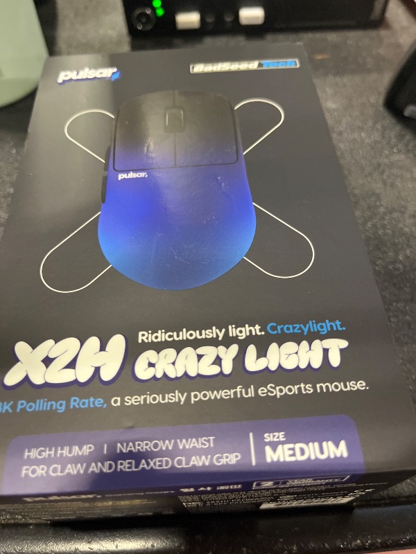 Photo 1 of Pulsar Gaming Gears X2H Crazylight Wireless Gaming Mouse, Medium, BadSeed