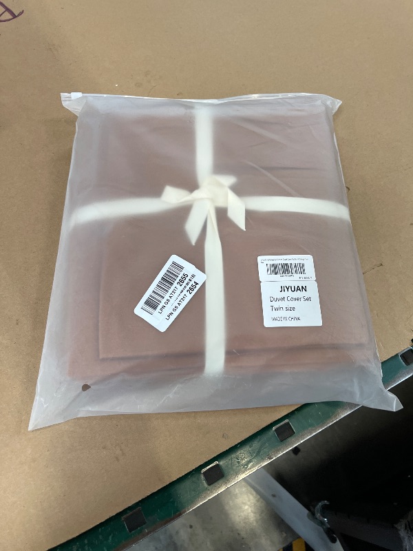 Photo 1 of JIYUAN Twin Washed Cotton Duvet Cover Set