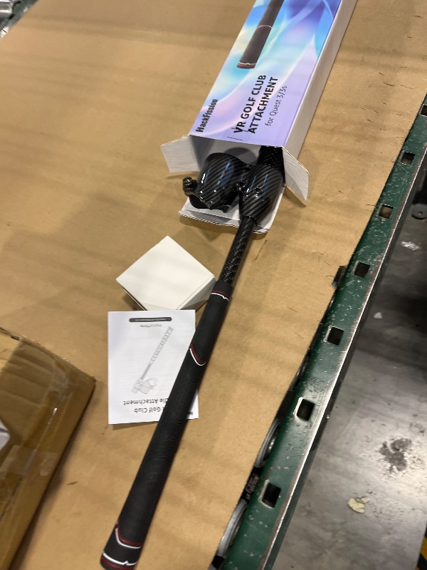 Photo 1 of HackFission VR Golf Club Handle for Meta Quest 3/3S (Right Controller)