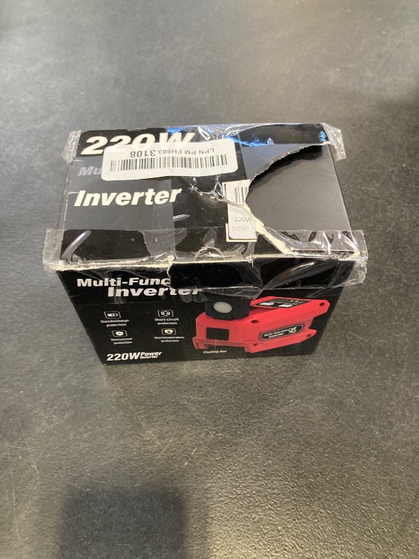 Photo 1 of Azocek 220W Power Inverter for Milwaukee 18V Batteries