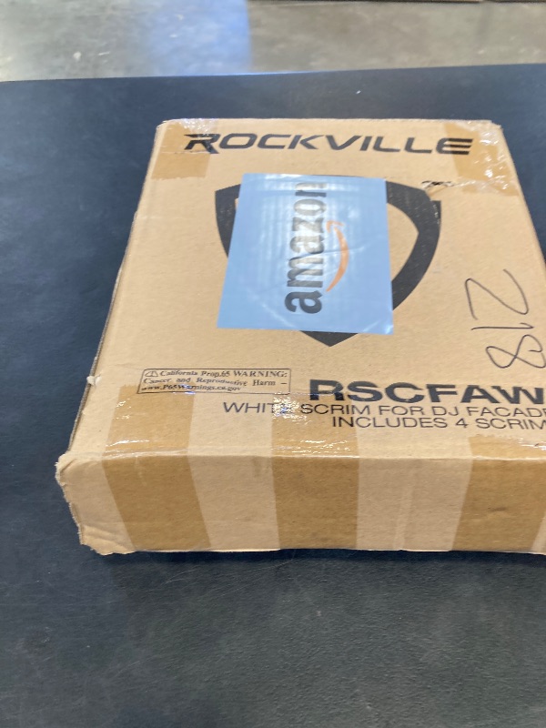 Photo 1 of Rockville RSCFAW White DJ Facade Scrims (Set of 4)