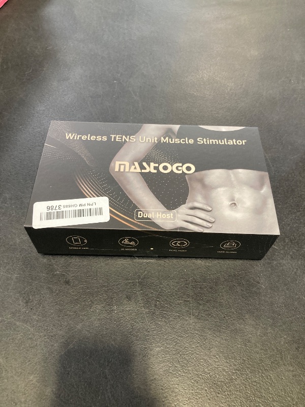 Photo 1 of MASTOGO Wireless TENS Unit Muscle Stimulator, 2 Pack